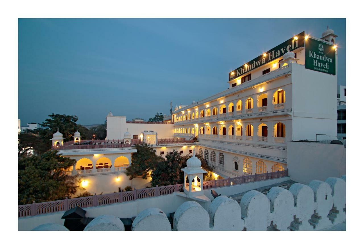 Heritage Khandwa Haveli Hotel Dzsaipur Kültér fotó